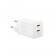 Мережевий зарядний пристрій 2Type-C Baseus GaN5 Pro Fast 40W (CCGP180102) White