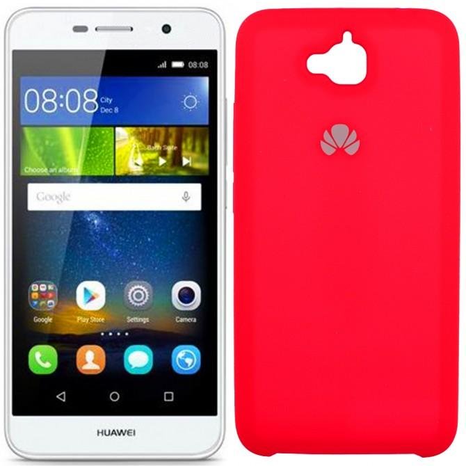 Чехол Soft Case для Huawei Y6 Pro Ярко малиновый