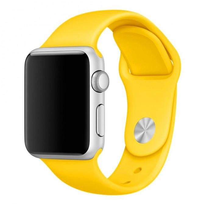 Ремешок для Apple Watch 38/40mm Sport Band Yellow