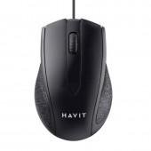 Мышь проводная Havit HV-MS80-BK Черный