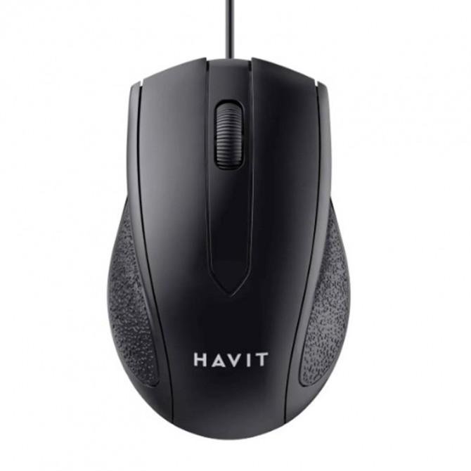 Мышь проводная Havit HV-MS80-BK Черный