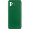 Чехол Original Soft Case Samsung A045 Galaxy A04 Темно Зеленый FULL