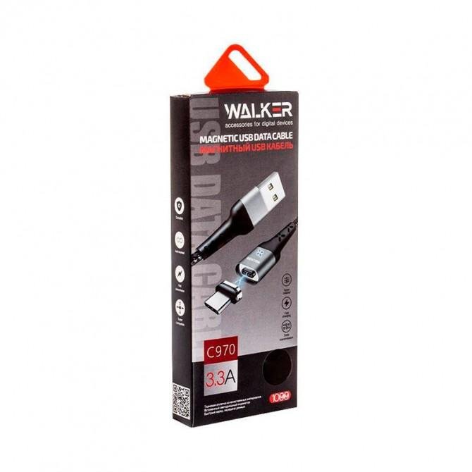 Кабель WALKER C970 Magnetic (Data&Charging) Lightning Black-1