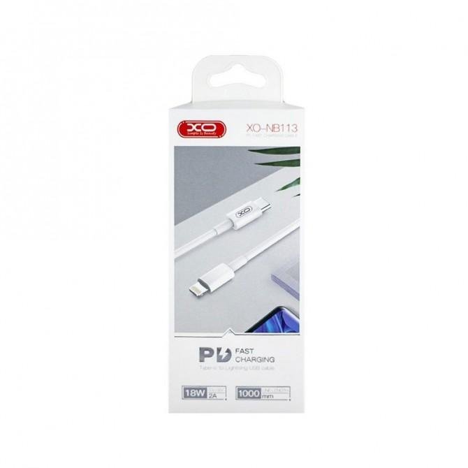 Кабель XO PD Type-C to Lightning NB113 18W/1m White-1