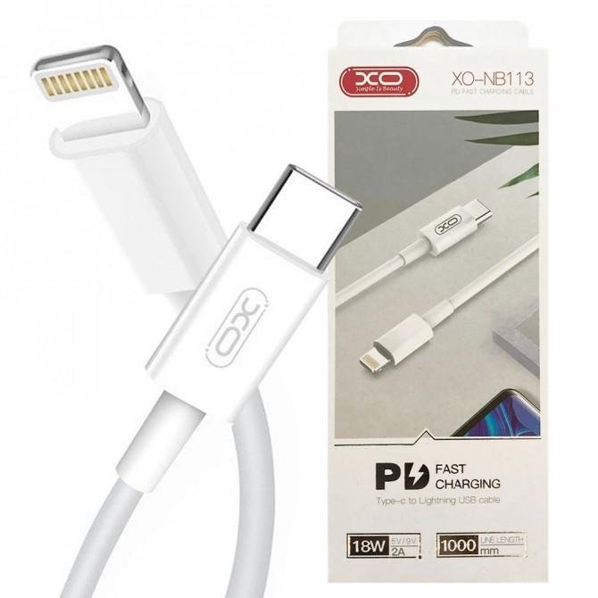 Кабель XO PD Type-C to Lightning NB113 18W/1m White-2