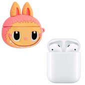 Чохол U-Like Silicone Protective для Airpods LABUBU Pink Чохол U-Like Silicone Protective для Airpods LABUBU Pink