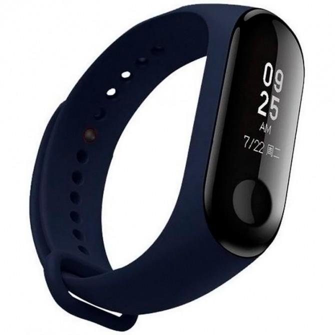 Ремінець для браслета Mi Band 3/4 (Silicon) Midnight Blue-1