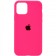 Оригинальный силиконовый чехол для iPhone 12 /12 Pro Неоново Розовый