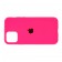 Оригинальный силиконовый чехол для iPhone 12 /12 Pro Неоново Розовый