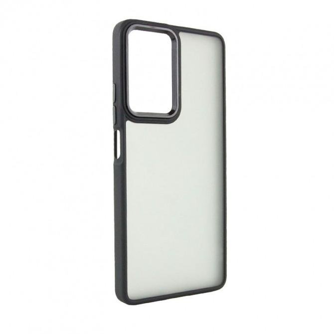 Чехол TPU+PC Lyon Frosted series Samsung Galaxy S21 FE Black