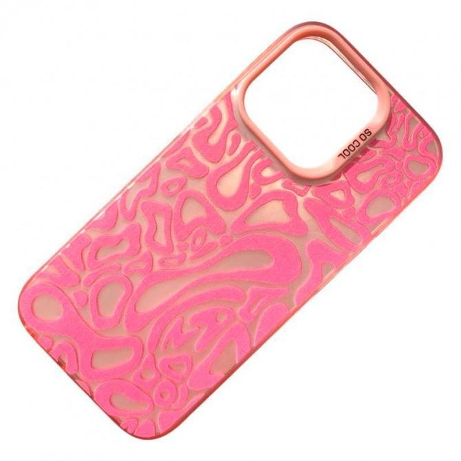 Чохол-накладка Colorful Circles для iPhone 16 Pro Max Pink-1