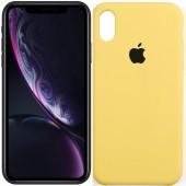 Чохол силiконовий для iPhone Xr Золотий