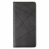 Чехол книжка Lines Leather for Samsung A525 Galaxy A52 Черный