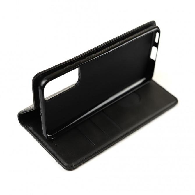 Чохол-книжка Lines Leather for Samsung A525 Galaxy A52 Black-2