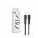 Кабель XO NBQ231B PD Type-C to Type-C 60W 1m Black