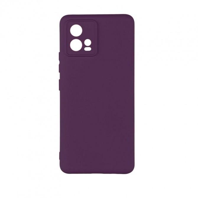 Чехол Silicone Case Motorola Moto G72 Темно Фиолетовый FULL