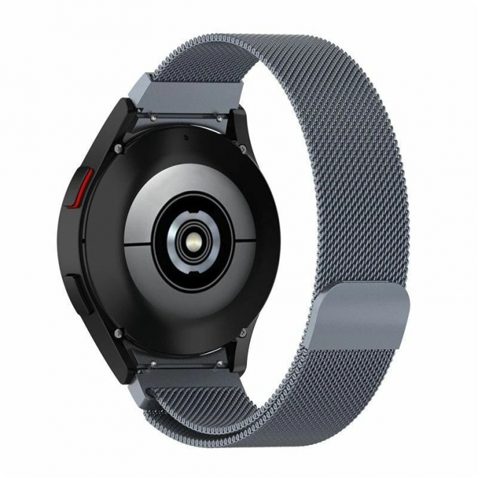 Ремінець універсальний 22mm Milanese Loop Grey-1