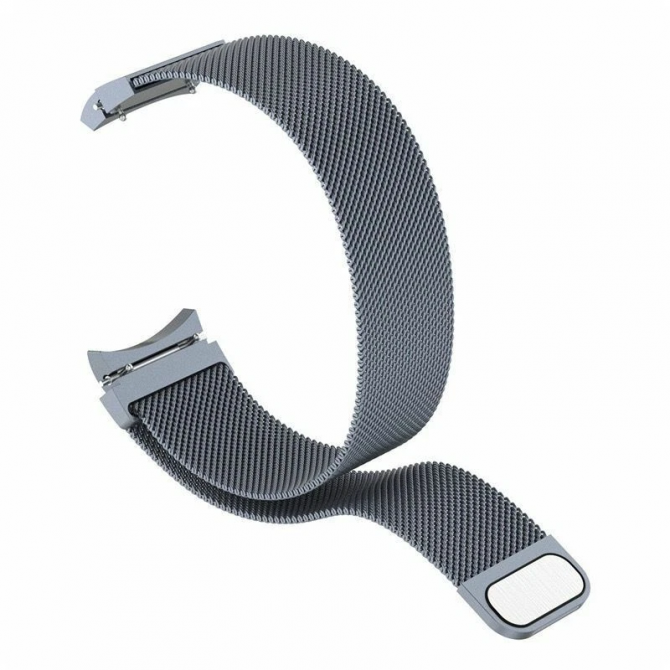 Ремінець універсальний 22mm Milanese Loop Grey-2