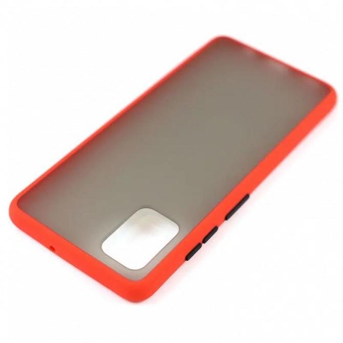 Чехол MATT CASE Samsung A525 Galaxy A52 Красный-3