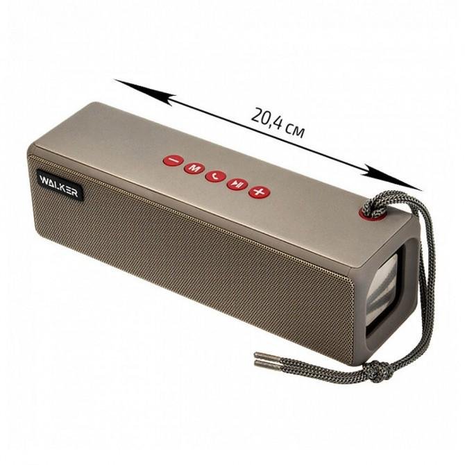 Bluetooth Speaker WALKER WSP-130 grey-1