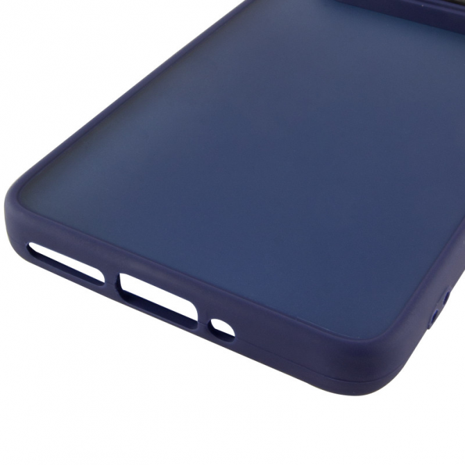 Чехол TPU+PC Lyon Frosted series Xiaomi Redmi Note 15 4G/5G Deep Navy-3