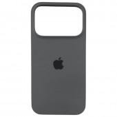 Силіконовий чохол для iPhone 17 Pro Max Dark Grey FULL