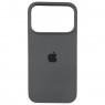 Силиконовый чехол для iPhone 17 Pro Max Dark Grey FULL