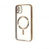 Силиконовый чехол SHINING with MagSafe для iPhone 11 Золотой