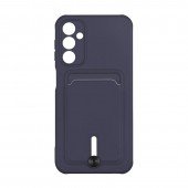 Чехол TPU Colorfull Pocket Card для Samsung Galaxy A24 4G Темно Синий Чехол TPU Colorfull Pocket Card для Samsung Galaxy A24 4G Темно Синий