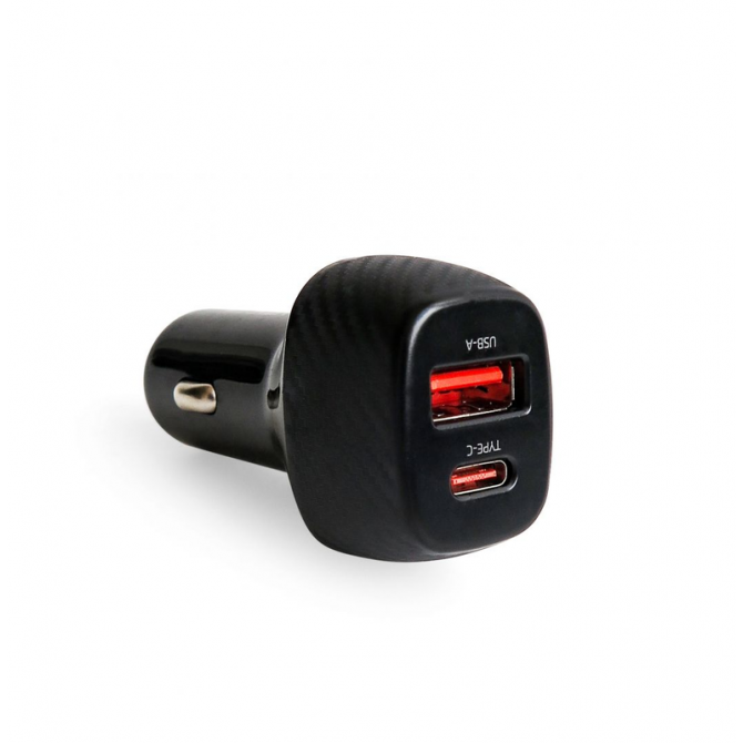 Автомобільний зарядний пристрій 1USB + Type-C Walker WH-35 PD30W +QC 18W Black-2