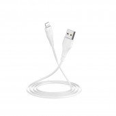 Кабель Borofone BX18 Optimal Lightning White 2m Кабель Borofone BX18 Optimal Lightning White 2m