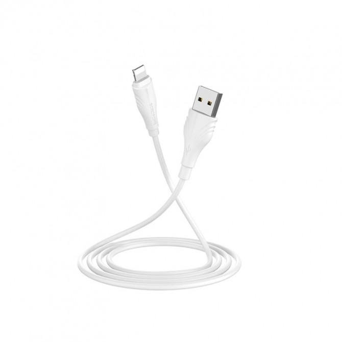 Кабель Borofone BX18 Optimal Lightning White 2m
