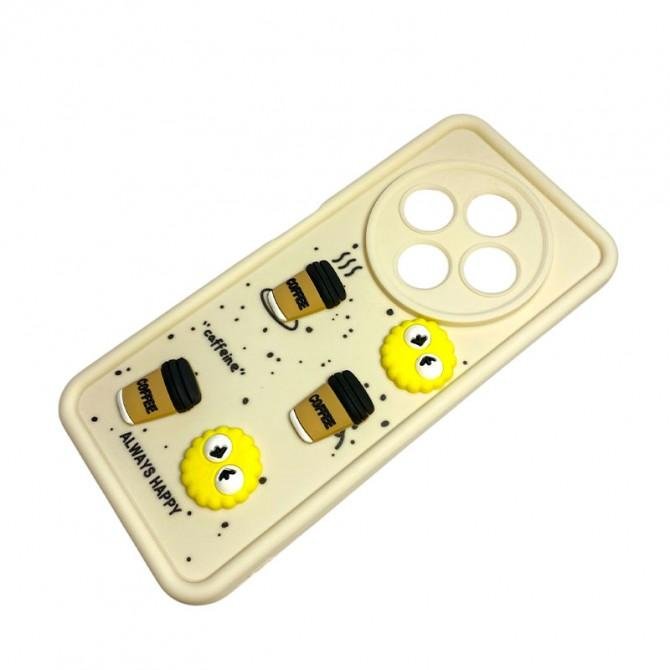 Чехол TPU Toys Case для Xiaomi Redmi 14C/ Poco C75 4G (Sand / Always Happy)-2