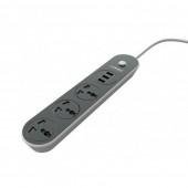 Сетевой удлинитель LDNIO SC3301 (3x220V+3USB/3.1A/1.6m) Black/White