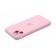Оригинальный силиконовый чехол для iPhone 11 Pro Светло Розовый FULL (with camera protection)