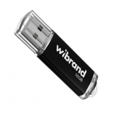 Накопичувач Wibrand USB 2.0 16Gb Cougar Чорний