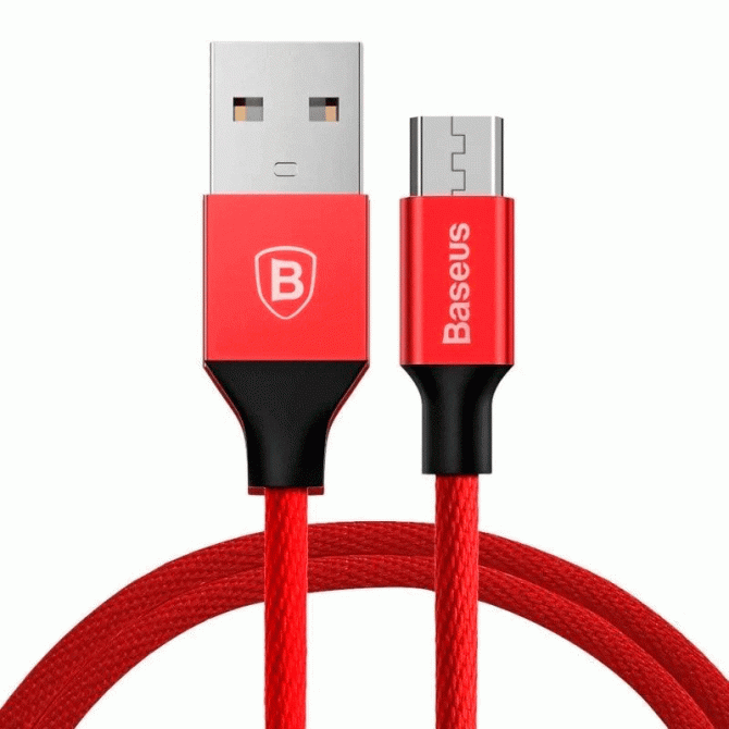 Кабель Baseus Yiven Series MicroUSB (CAMYW-B) Red 1.5m