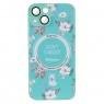 TPU+PC чехол Secret Garden with MagSafe для Apple iPhone 15 (6.1