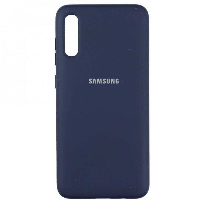 Чехол Soft Case для Samsung A307/A505 Galaxy A30s/A50 2019 Тёмно Синий-1