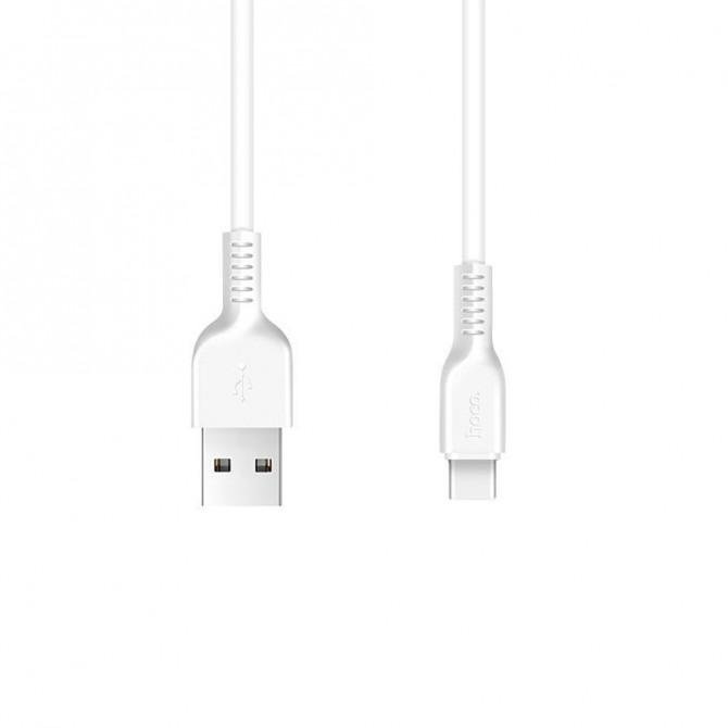 Кабель Hoco X13 Easy Charged Type-C Бiлий 1m-2
