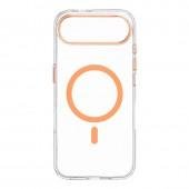 Чохол-накладка Anti-Fall для iPhone 17 Air Transparent / Orange