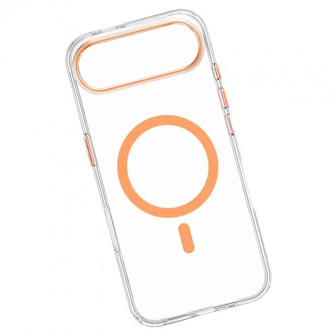 Чохол-накладка Anti-Fall для iPhone 17 Air Transparent / Orange-1