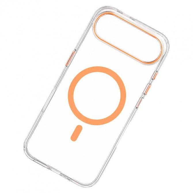 Чохол-накладка Anti-Fall для iPhone 17 Air Transparent / Orange-2