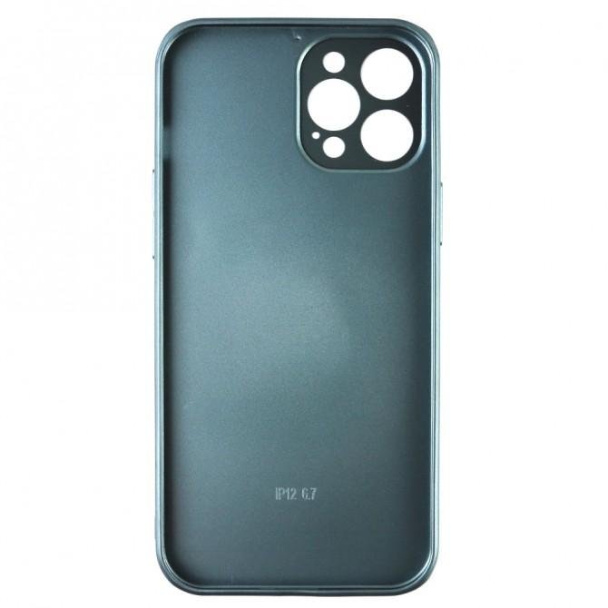 Чехол TPU Glass LV для iPhone 12 Pro Max Зеленый-2