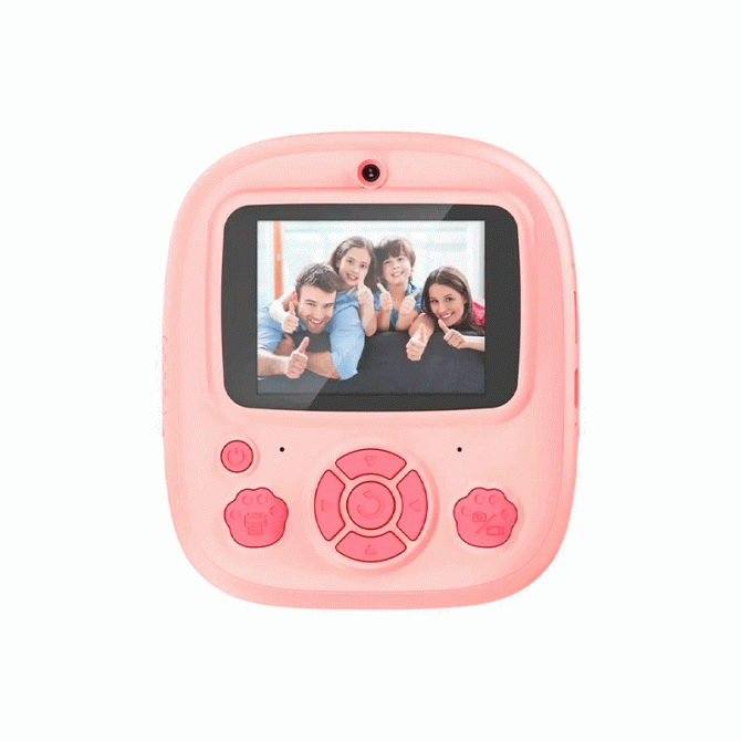 Дитячий цифровий фотоапарат XO XJ04 з функцією друку Pink