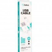 Кабель  Gelius One GP-UC116 MicroUSB White (2m) Кабель  Gelius One GP-UC116 MicroUSB White (2m)