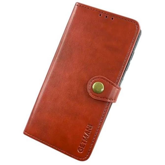Чехол-книжка GETMAN Gallant for Samsung S21 FE Brown-3