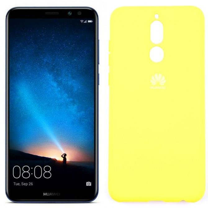 Чехол Soft Case для Huawei mate 10 Lite Ярко Жёлтый