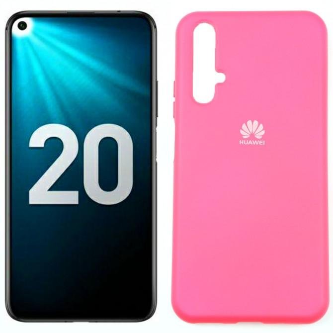 Чехол Soft Case для Huawei Honor 20/Nova 5T Ярко малиновый FULL