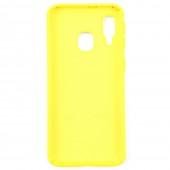 Чехол Soft Case для Samsung A405 Galaxy A40 2019 Ярко жёлтый FULL
